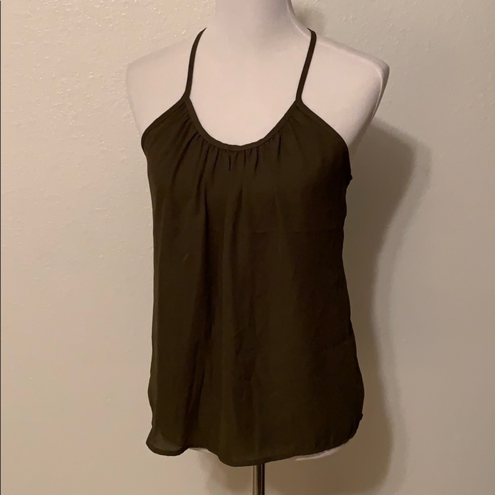 Dark Green Mahina Top